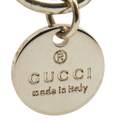 グッチ パパガッロ オウム 鳥 バッグチャーム キーホルダー ベージュ マルチカラー PVC レザー メッキ レディース GUCCI 【中古】