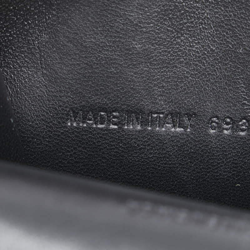 バレンシアガ ロゴ ポシェット フォンケース ブラック レザー レディース BALENCIAGA 【中古】