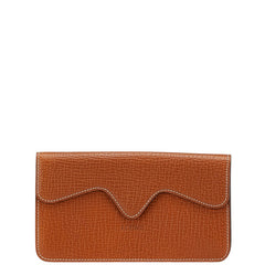 ロエベ 長財布 ブラウン レザー レディース LOEWE 【中古】
