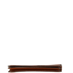 ロエベ 長財布 ブラウン レザー レディース LOEWE 【中古】