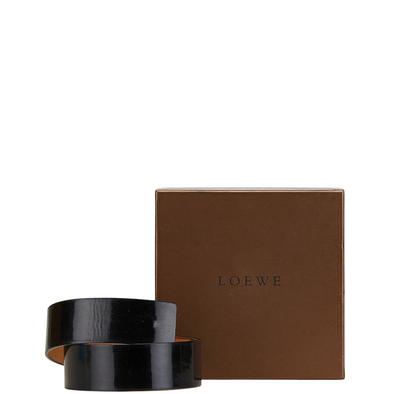 ロエベ ベルト ブラック レザー レディース LOEWE 【中古】