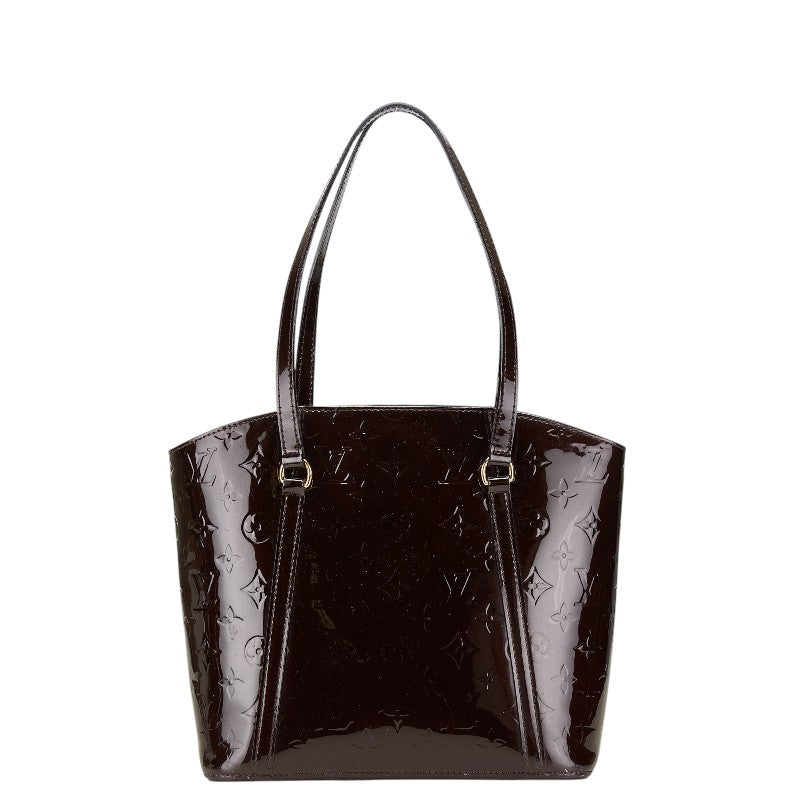 ルイ ヴィトン モノグラム ヴェルニ アヴァロンMM ハンドバッグ ショルダーバッグ M91567 アマラント パープル パテントレザー レディース LOUIS VUITTON 【中古】