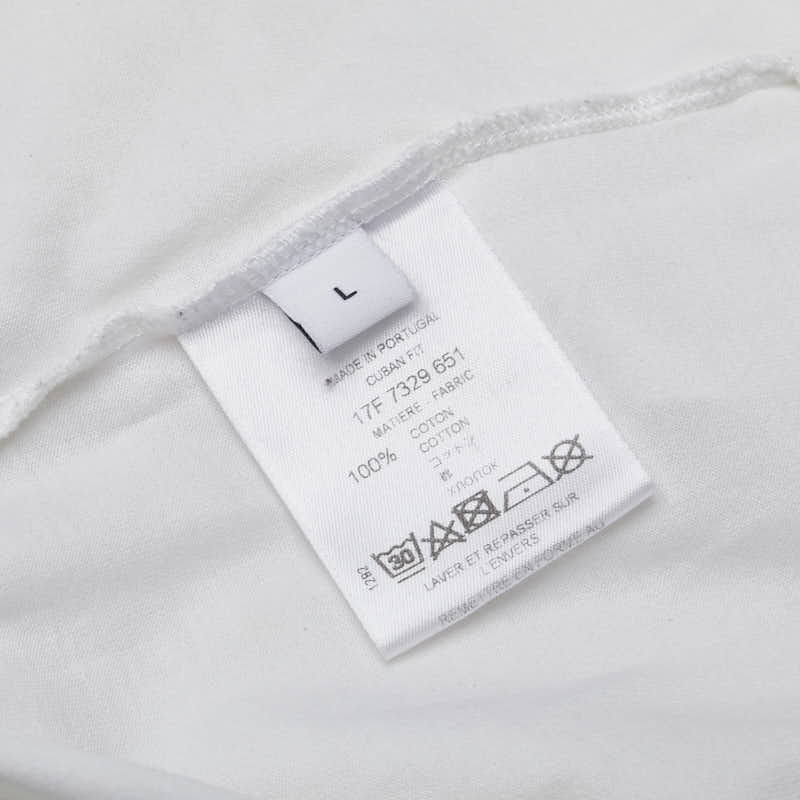 ジバンシー 16AW モンキーブラザーズ 半袖Ｔシャツ サイズ:L ホワイト コットン メンズ Givenchy 【中古】