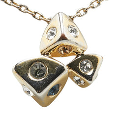 ルイ ヴィトン サプルネックレス LV トランキーズ アキュミュレーション ネックレス M68169 ゴールド マルチカラー メッキ レディース LOUIS VUITTON 【中古】