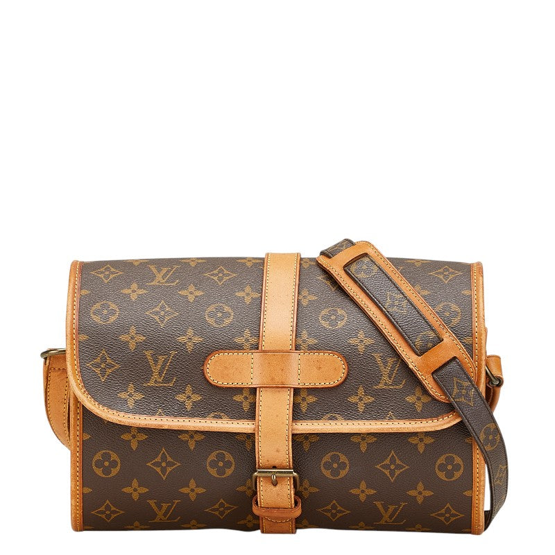 ルイ ヴィトン モノグラム マルヌ ショルダーバッグ M51369 ブラウン PVC レザー レディース LOUIS VUITTON 【中古】