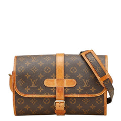 ルイ ヴィトン モノグラム マルヌ ショルダーバッグ M51369 ブラウン PVC レザー レディース LOUIS VUITTON 【中古】
