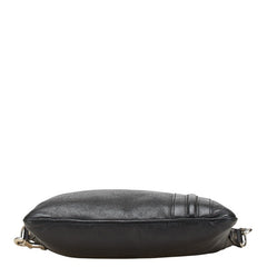 グッチ ショルダーバッグ メッセンジャーバッグ 233329 ブラック レザー レディース GUCCI 【中古】