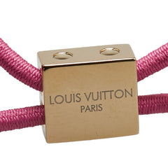 ルイ ヴィトン ヘアキューブ アンクルージョン ヘアアクセサリー ヘアゴム ピンク プラスチック レディース LOUIS VUITTON 【中古】