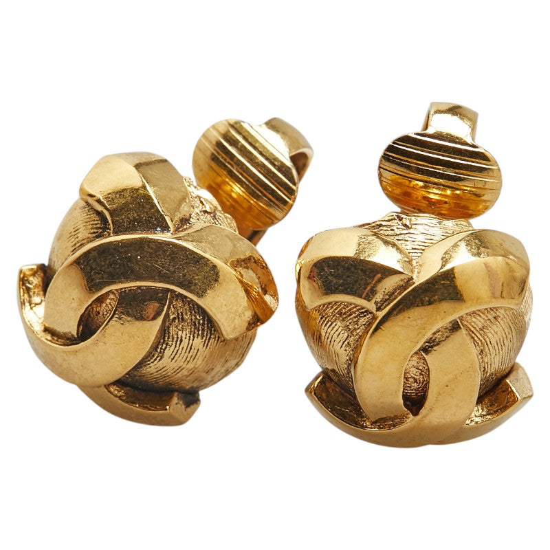 シャネル ココマーク イヤリング ゴールド メッキ レディース CHANEL 【中古】