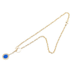 ブルガリ ブルガリブルガリ ネックレス ゴールド マルチカラー K18YG イエローゴールド ラピスラズリ ロードクロサイト レディース BVLGARI 【中古】