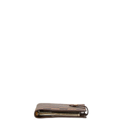 ルイ ヴィトン ダミエ アジェンダPM 手帳カバー R20700 ブラウン PVC レザー レディース LOUIS VUITTON 【中古】