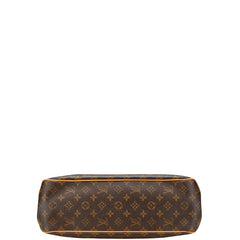 ルイ ヴィトン モノグラム バティニョール オリゾンタル ショルダーバッグ ハンドバッグ M51154 ブラウン PVC レザー レディース LOUIS VUITTON 【中古】