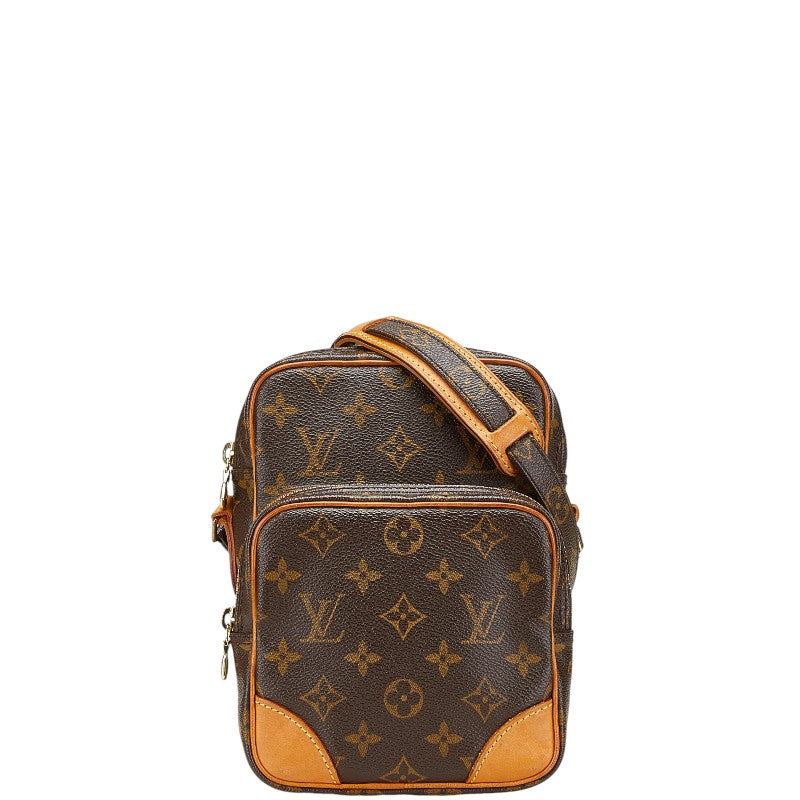 ルイ ヴィトン モノグラム アマゾン ショルダーバッグ M45236 ブラウン PVC レザー レディース LOUIS VUITTON 【中古】