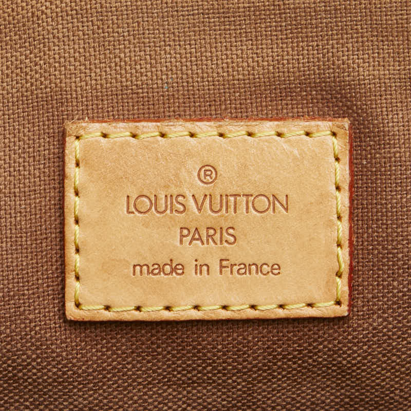 ルイ ヴィトン モノグラム ポパンクール オ ワンショルダーバッグ トートバッグ M40007 ブラウン PVC レザー レディース LOUIS VUITTON 【中古】