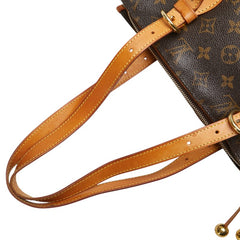 ルイ ヴィトン モノグラム ポパンクール オ ワンショルダーバッグ トートバッグ M40007 ブラウン PVC レザー レディース LOUIS VUITTON 【中古】