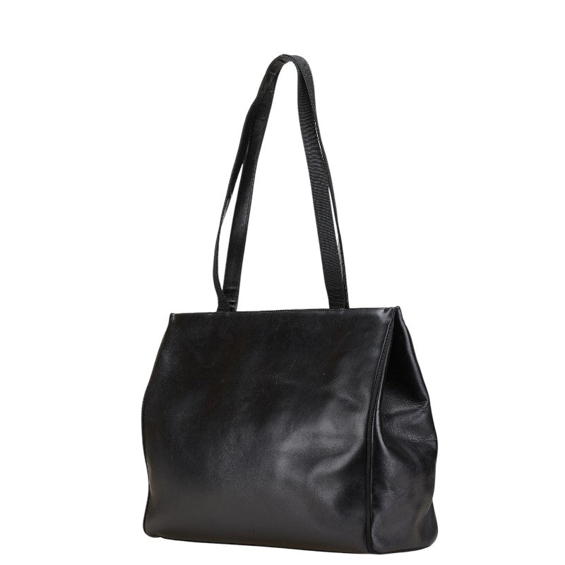 サルヴァトーレフェラガモ ヴァラ トートバッグ ワンショルダーバッグ BA21 2530 ブラック レザー レディース Salvatore Ferragamo 【中古】