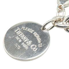 ティファニー リターン トゥ ティファニー ラウンドプレート ブレスレット SV925 シルバー レディース TIFFANY&Co. 【中古】