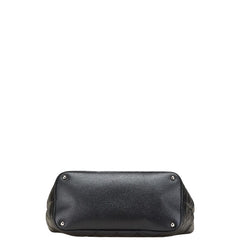 シャネル ココマーク マトラッセ チェーン ハンドバッグ トートバッグ ブラック キャビアスキン レディース CHANEL 【中古】