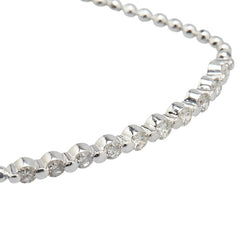 Pt900 プラチナ Pt850 プラチナ ダイヤ1.00ct ブレスレット レディース 【中古】