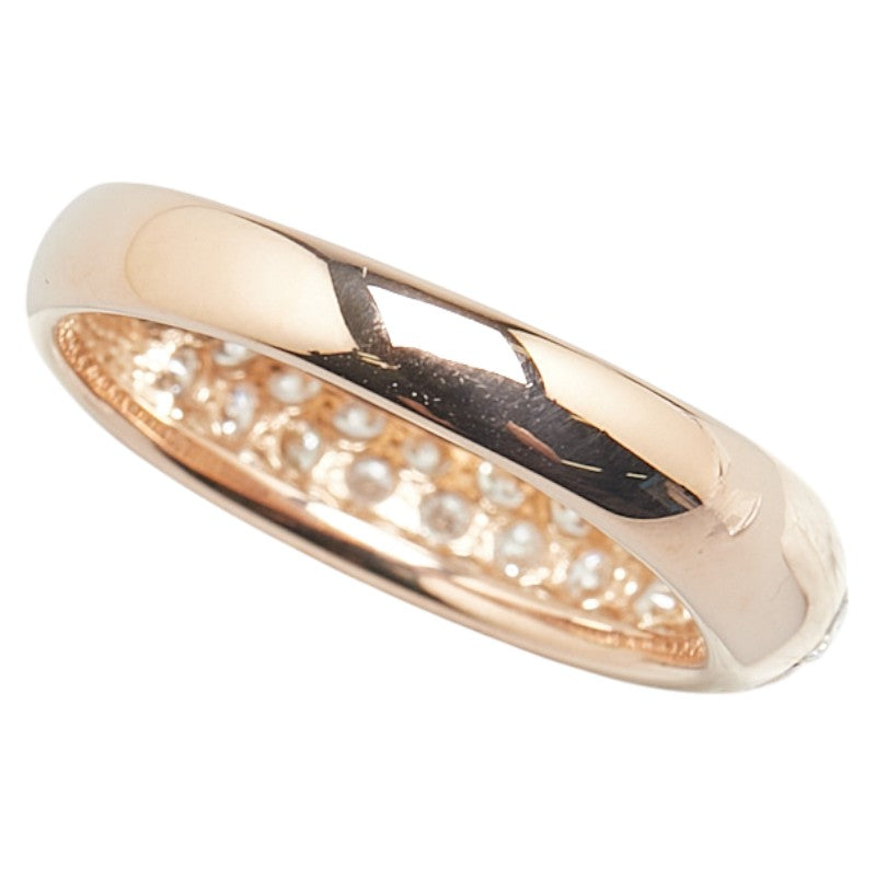 K18PG ピンクゴールド ダイヤ1.00ct リング 指輪 レディース 12号 【中古】