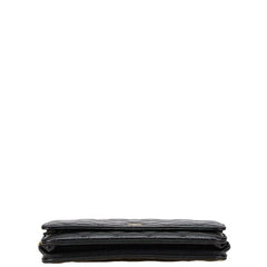 シャネル マトラッセ ココマーク チェーン ウォレット ショルダーバッグ ブラック キャビアスキン レディース CHANEL 【中古】