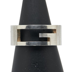 グッチ ブランデッドG リング 指輪 #12 SV925 シルバー レディース GUCCI 【中古】