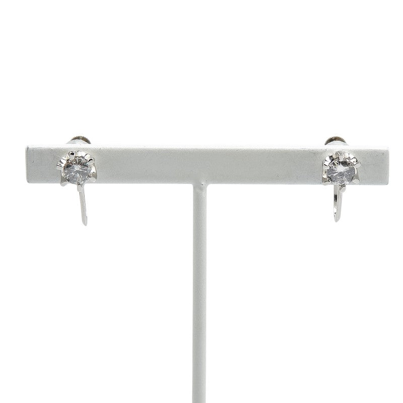 ノーブランド Pt900 プラチナ ダイヤ0.50ct イヤリング レディース no brand 【中古】