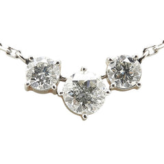 ノーブランド Pt850 プラチナ ダイヤ1.021ct ネックレス レディース no brand 【中古】