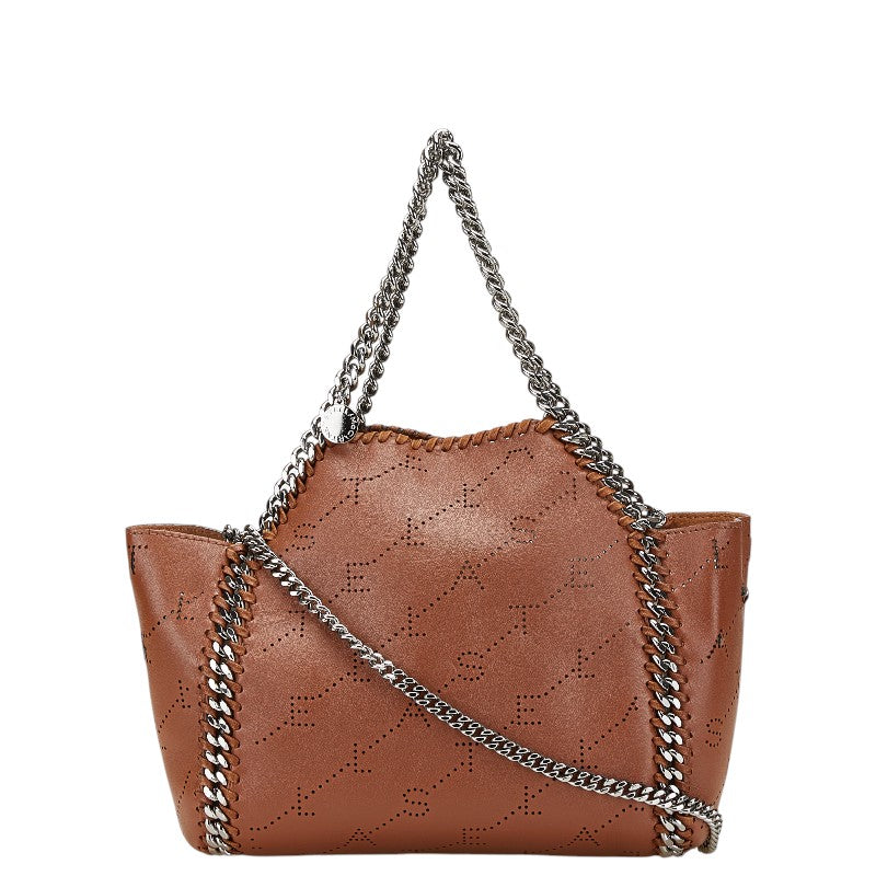 ステラマッカートニー ファラベラ ショルダーバッグ ブラウン レザー レディース Stella McCartney 【中古】