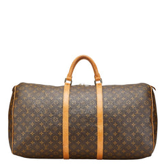 ルイ ヴィトン モノグラム キーポル60 ボストンバッグ トラベルバッグ M41422 ブラウン PVC レザー レディース LOUIS VUITTON 【中古】