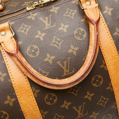 ルイ ヴィトン モノグラム キーポル60 ボストンバッグ トラベルバッグ M41422 ブラウン PVC レザー レディース LOUIS VUITTON 【中古】