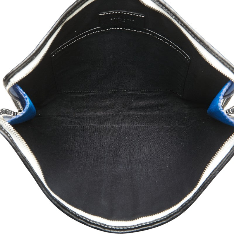 バレンシアガ バザール クラッチバッグ セカンドバッグ 443658 マルチカラー レザー レディース BALENCIAGA 【中古】