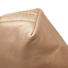 ロエベ アナグラム ポーチ ゴールド レザー レディース LOEWE 【中古】