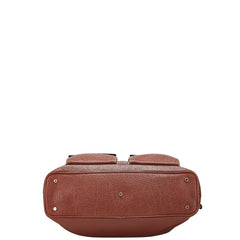 ブルガリ ベッキーバッグ ハンドバッグ ショルダーバッグ 2WAY ブラウン レザー レディース BVLGARI 【中古】