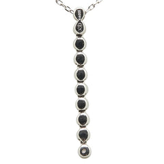 K18WG ホワイトゴールド ダイヤ0.20ct LA SOMA ラ ソマ ネックレス レディース 【中古】