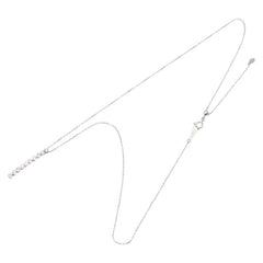 K18WG ホワイトゴールド ダイヤ0.20ct LA SOMA ラ ソマ ネックレス レディース 【中古】