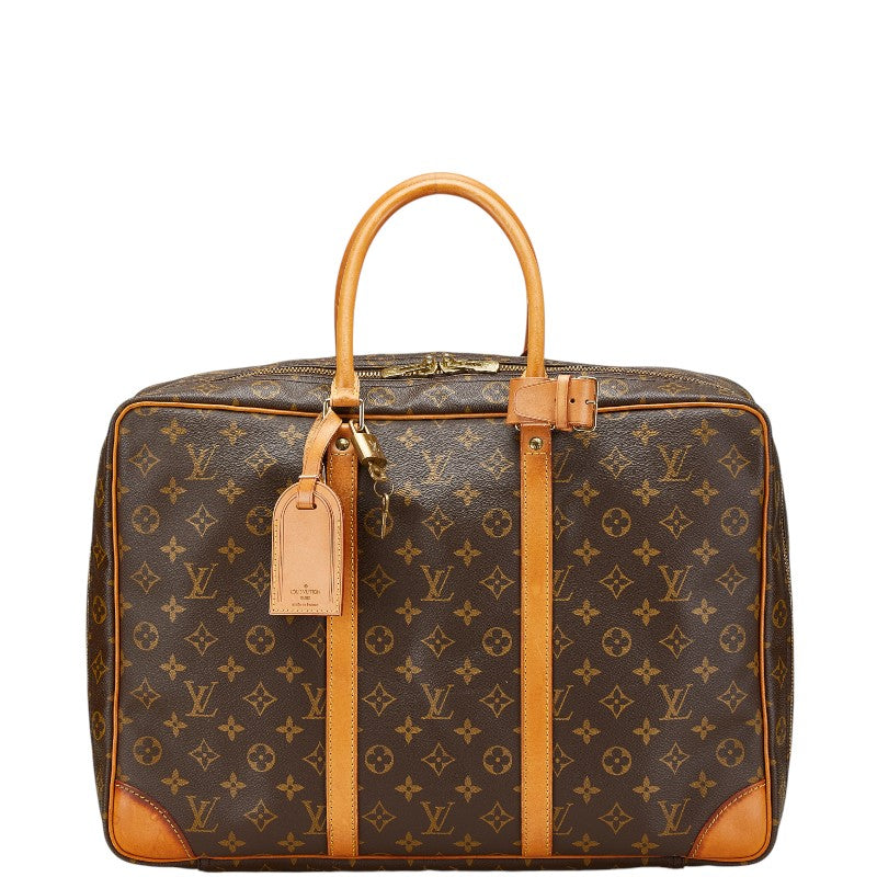 ルイ ヴィトン モノグラム ポルトドキュマン ヴォワヤージュ ビジネスバッグ M53361 ブラウン PVC レザー メンズ LOUIS VUITTON 【中古】