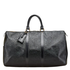 ルイ ヴィトン エピ キーポル ボストンバッグ トラベルバッグ M42962 ノワール ブラック レザー レディース LOUIS VUITTON 【中古】