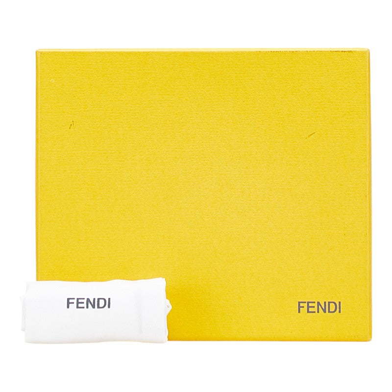 フェンディ セレリア 二つ折り財布 8M0206 シャンパンゴールド レザー レディース FENDI 【中古】