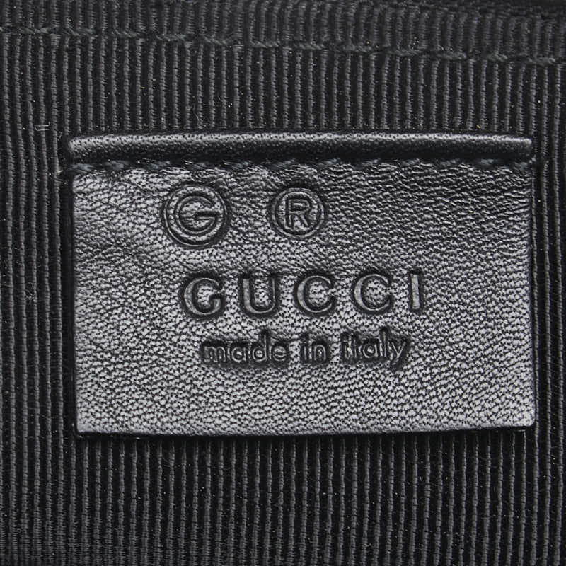 グッチ ポーチ アクセサリーポーチ 250001 ブラック リザード レディース GUCCI 【中古】