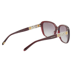 ティファニー ラインストーン サングラス TF4120-B-F ブラウン プラスチック レディース TIFFANY&Co. 【中古】