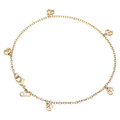 ディオール ロゴ ブレスレット ゴールド メッキ レディース Dior 【中古】