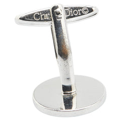 ディオール ロゴ カフス カフリンク シルバー メタル メンズ Dior 【中古】