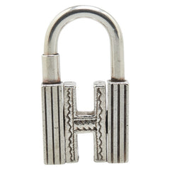 エルメス カデナ トゥ アレグ Hモチーフ チャーム SV925 シルバー レディース HERMES 【中古】