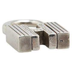 エルメス カデナ トゥ アレグ Hモチーフ チャーム SV925 シルバー レディース HERMES 【中古】