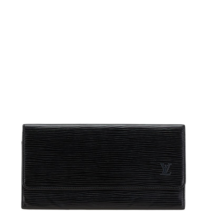 ルイ ヴィトン エピ ポルトエン 札入れ M63602 ブラック レザー メンズ LOUIS VUITTON 【中古】