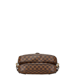 ルイ ヴィトン ダミエ ハイバリー ハンドバッグ ワンショルダーバッグ N51200 ブラウン PVC レザー レディース LOUIS VUITTON 【中古】