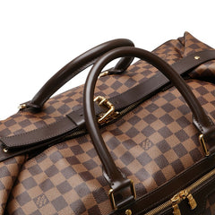 ルイ ヴィトン ダミエ エオール50 ボストンバッグ キャリーバッグ N23205 ブラウン PVC レザー レディース LOUIS VUITTON 【中古】