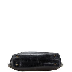 トリーバーチ トートバッグ ハンドバッグ ブラック レザー レディース Tory Burch 【中古】
