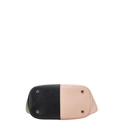 ケイトスペード ロゴ ハンドバッグ ショルダーバッグ 2WAY ブラック ピンク レザー レディース Kate Spade 【中古】